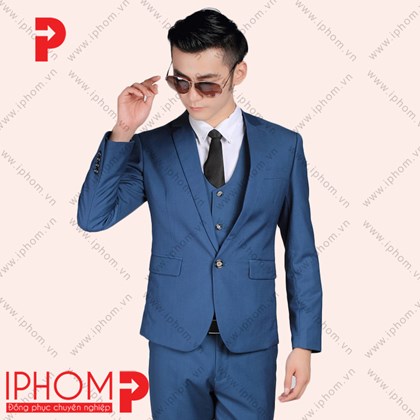 Đồng phục công sở áo vest nam - Đồng Phục Iphom - Công Ty TNHH Sản Xuất Thương Mại Dịch Vụ May Phú Mỹ