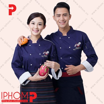 Đồng phục bếp nhà hàng - Đồng Phục Iphom - Công Ty TNHH Sản Xuất Thương Mại Dịch Vụ May Phú Mỹ