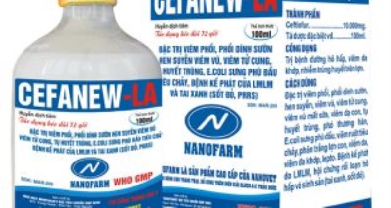 CEFANEW-LA - Công Ty Cổ Phần Nanovet