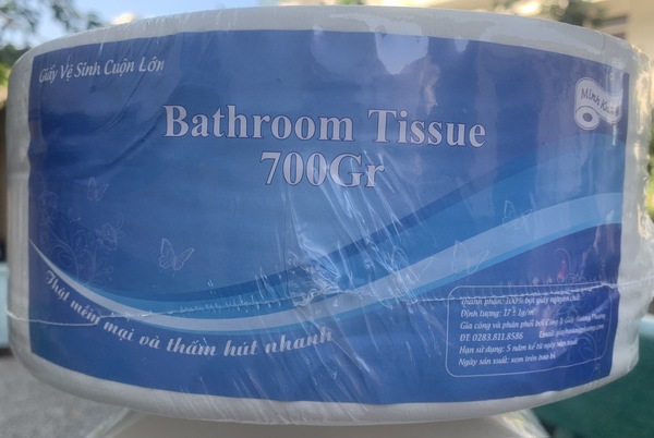 Giấy vệ sinh cuộn lớn 700gr - Giấy Hoàng Phương - Công Ty TNHH Đầu Tư  Phát Triển Giấy Hoàng Phương