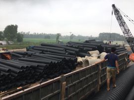 Cung cấp ống nhựa cho nhà máy xử lí rác Hải Phòng - Công Ty TNHH Xuất Nhập Khẩu Thương Mại Cường Ngọc