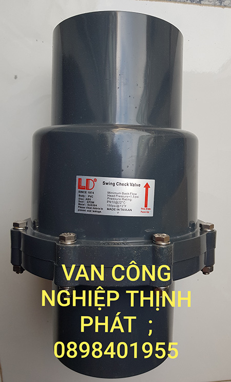 Van 1 chiều nhựa LD 818 - Van Công Nghiệp Thịnh Phát - Công Ty TNHH Van Công Nghiệp Thịnh Phát