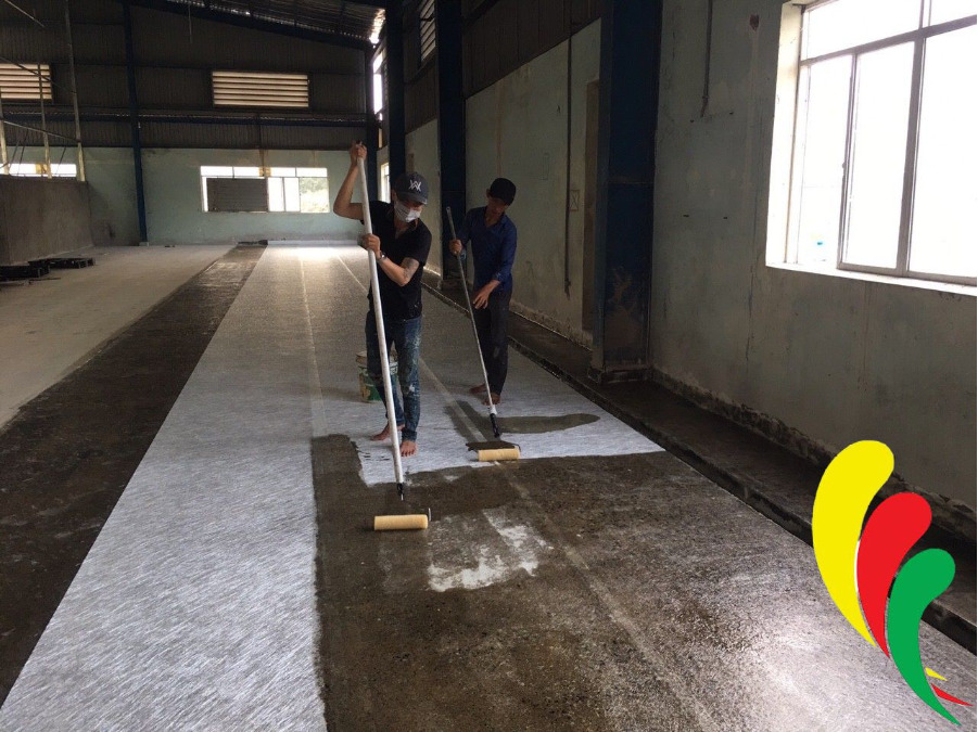 Dự án công ty TNHH Eldovina, KCN Xuyên Á Long An - Dịch Vụ Thi Công Sơn Phương Nam - Công Ty TNHH Một Thành Viên Xây Dựng Sơn Phương Nam