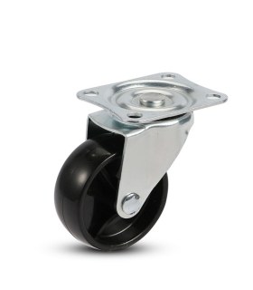 Bánh xe nhựa cao 64mm không khóa