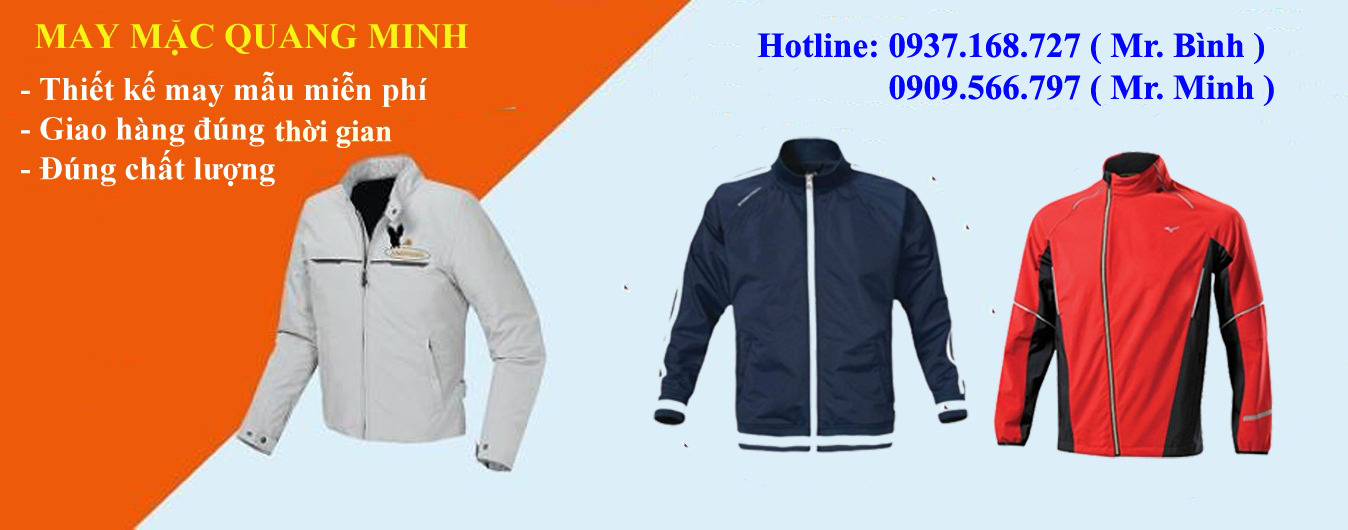 Áo khoác, áo gió - Đồng Phục Minh Hào - Công Ty TNHH SX TM May Mặc Minh Hào