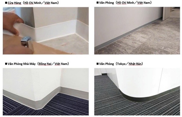 Len chân tường mềm - Công Ty Trách Nhiệm Hữu Hạn Fukuvi Việt Nam