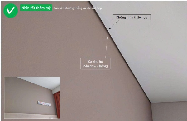 Nẹp góc trần thạch cao - Công Ty Trách Nhiệm Hữu Hạn Fukuvi Việt Nam