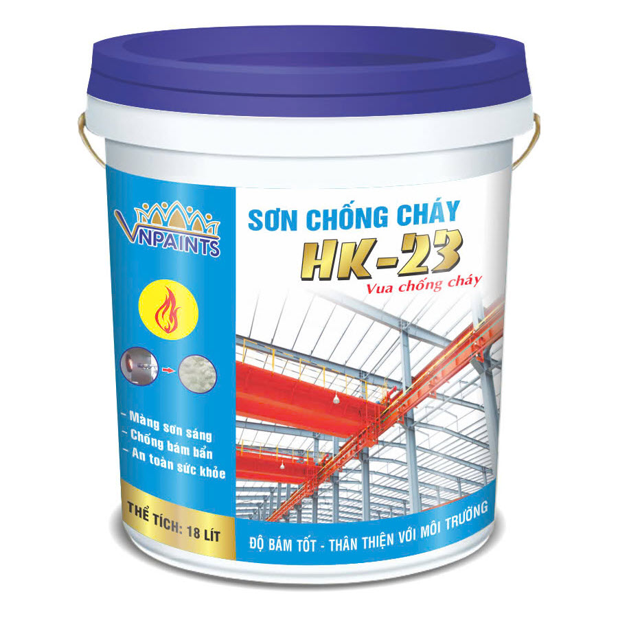 Sơn chống cháy Vnpaints HK-23 - Sơn Chống Cháy Vnpaints - Công Ty TNHH Sản Xuất Thương Mại Đầu Tư Sơn Việt