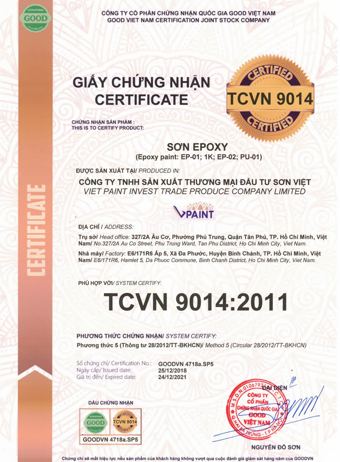  - Sơn Chống Cháy Vnpaints - Công Ty TNHH Sản Xuất Thương Mại Đầu Tư Sơn Việt