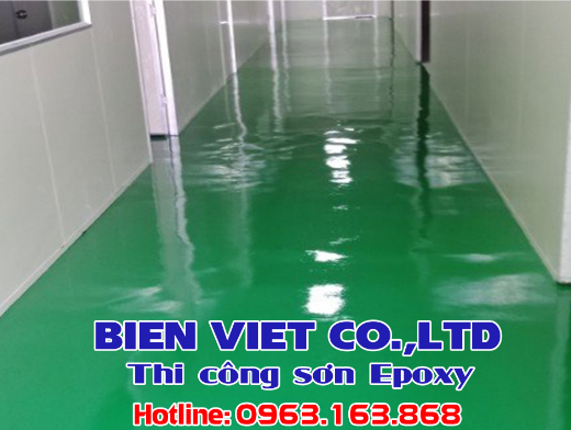 Thi công Sơn Epoxy - Công Ty TNHH Xây Dựng Biển Việt