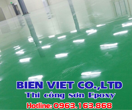 Thi công Sơn Epoxy - Công Ty TNHH Xây Dựng Biển Việt