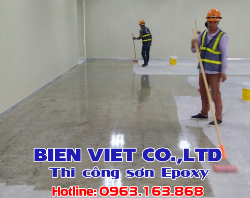 Thi công Sơn Epoxy - Công Ty TNHH Xây Dựng Biển Việt