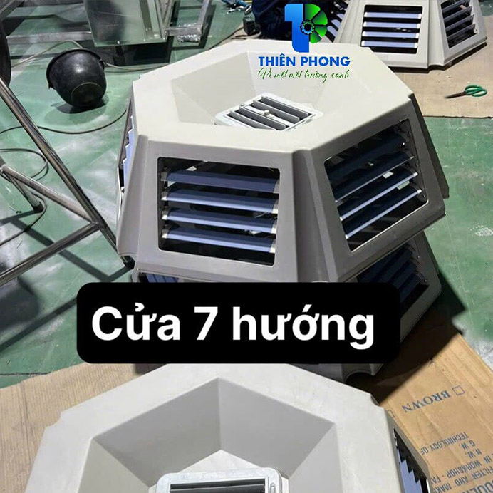 Cửa gió 7 hướng - Thiết Bị Cơ Khí Môi Trường Thiên Phong - Công Ty TNHH Thương Mại Và Kỹ Thuật Thiên Phong