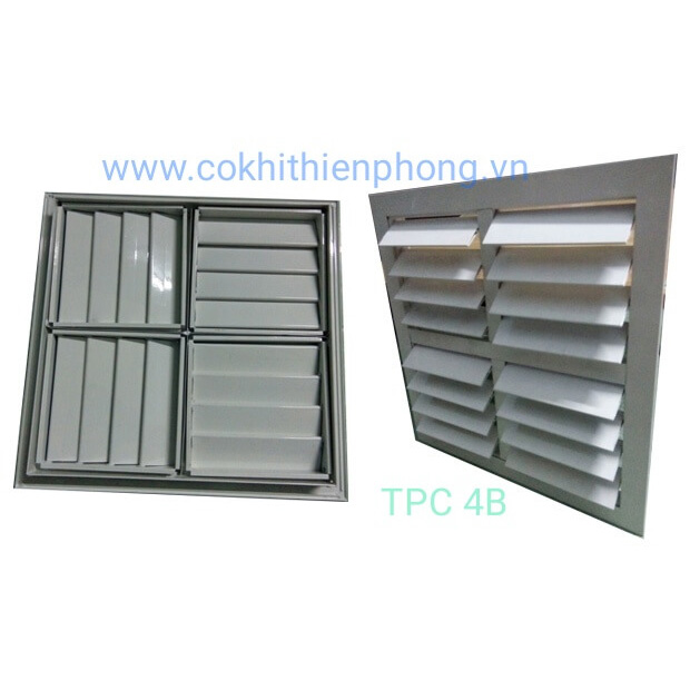 Miệng gió TPC 4B - Thiết Bị Cơ Khí Môi Trường Thiên Phong - Công Ty TNHH Thương Mại Và Kỹ Thuật Thiên Phong