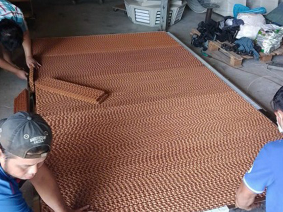 Thiết kế, thi công, lắp đặt, hệ thống Cooling Pad - Thiết Bị Cơ Khí Môi Trường Thiên Phong - Công Ty TNHH Thương Mại Và Kỹ Thuật Thiên Phong