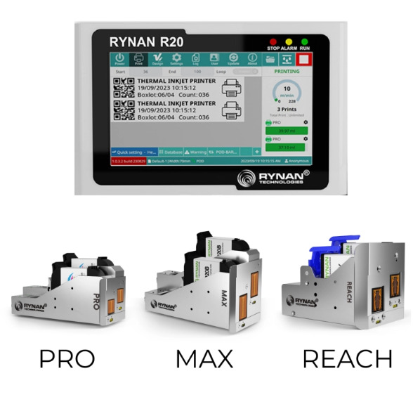 Máy in phun nhiệt công nghiệp Rynan R20