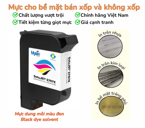 Mực In date TIJ 2.5 Inks – SoluJET 2707K