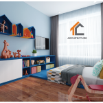 Thiết kế nội thất phòng ngủ trẻ em - Công Ty CP Kiến Trúc Xây Dựng Trang Trí Nội Thất Hưng Khang