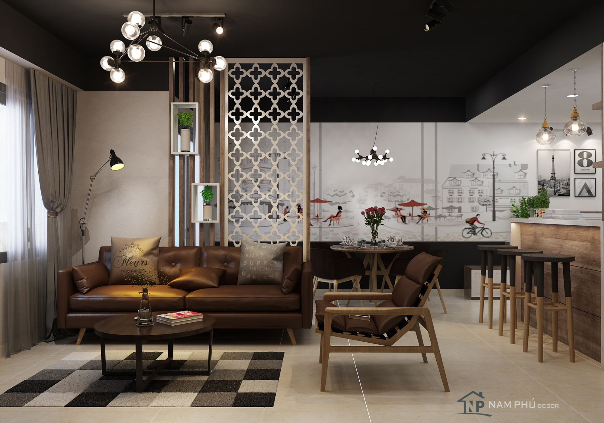Thiết kế nội thất chung cư - Công Ty TNHH Nội Thất Nam Phú
