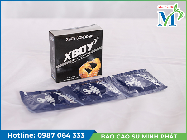 Bao cao su Xboy trơn mỏng, hộp 3 cái - Công Ty Cổ Phần Thương Mại Và Công Nghệ Minh Phát