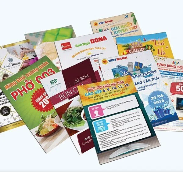 In tờ rơi quảng cáo