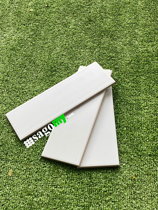 Gạch 100x300 màu trắng mờ