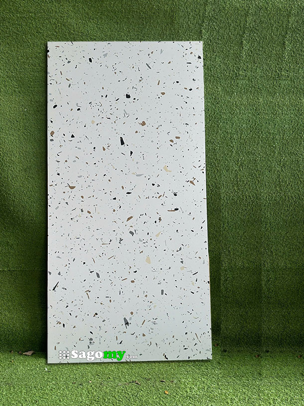 Gạch 60x120cm trắng vân Terrazzo nhập khẩu