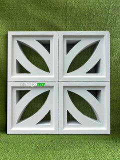 Gạch bông gió hình chiếc lá