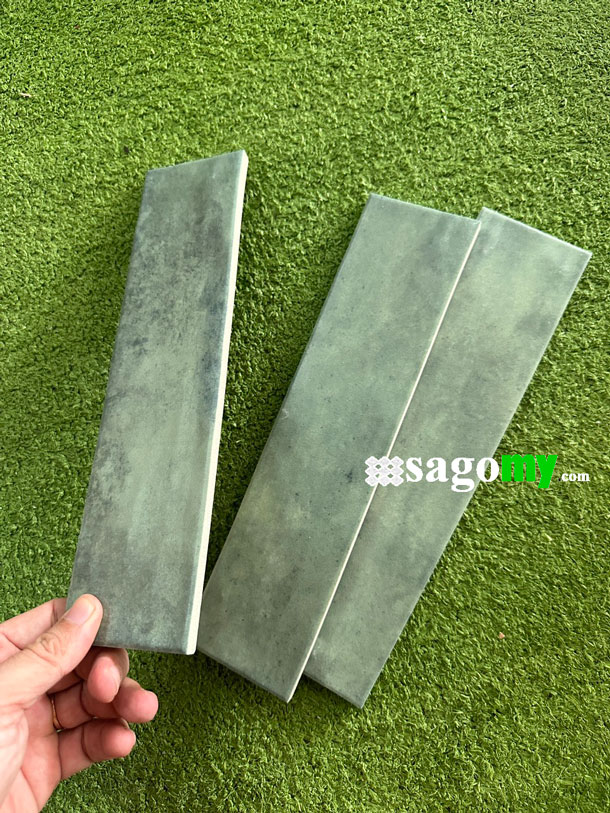 Gạch thẻ 68x280 màu xanh lá cây cổ điển