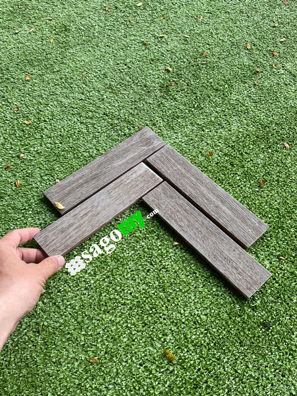 Gạch thẻ vân gỗ xám 5x20cm