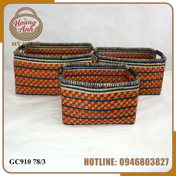 Giỏ cói - Thủ Công Mỹ Nghệ Hoàng Anh - Công Ty TNHH Chiếu Cói Hoàng Anh