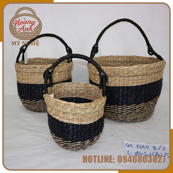 Giỏ cói - Thủ Công Mỹ Nghệ Hoàng Anh - Công Ty TNHH Chiếu Cói Hoàng Anh