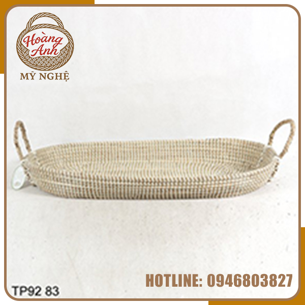Khay cối có tay cầm - Thủ Công Mỹ Nghệ Hoàng Anh - Công Ty TNHH Chiếu Cói Hoàng Anh