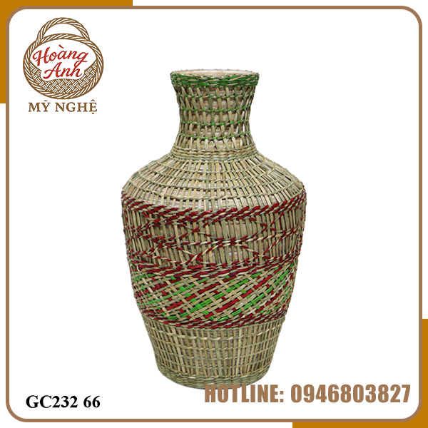 Lọ cói - Thủ Công Mỹ Nghệ Hoàng Anh - Công Ty TNHH Chiếu Cói Hoàng Anh