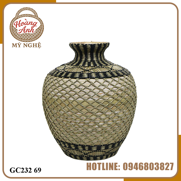 Lọ cói - Thủ Công Mỹ Nghệ Hoàng Anh - Công Ty TNHH Chiếu Cói Hoàng Anh