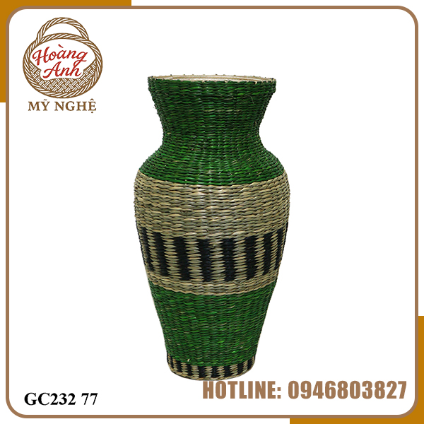 Lọ cói - Thủ Công Mỹ Nghệ Hoàng Anh - Công Ty TNHH Chiếu Cói Hoàng Anh