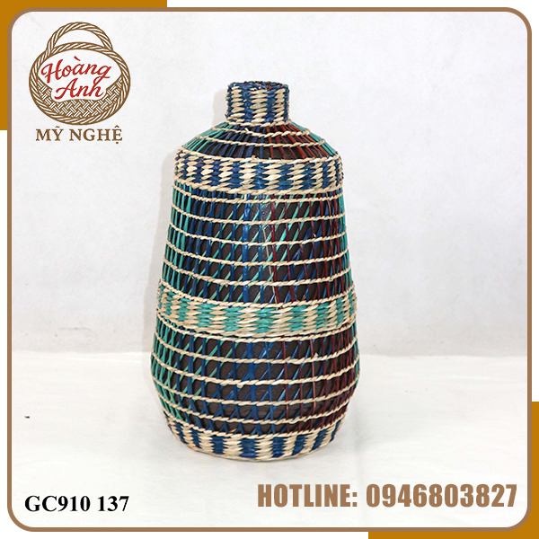Lọ cói - Thủ Công Mỹ Nghệ Hoàng Anh - Công Ty TNHH Chiếu Cói Hoàng Anh