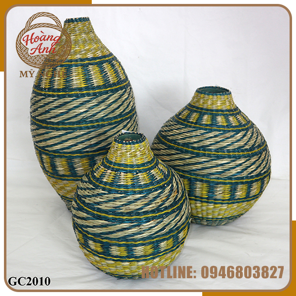 Lọ cói - Thủ Công Mỹ Nghệ Hoàng Anh - Công Ty TNHH Chiếu Cói Hoàng Anh