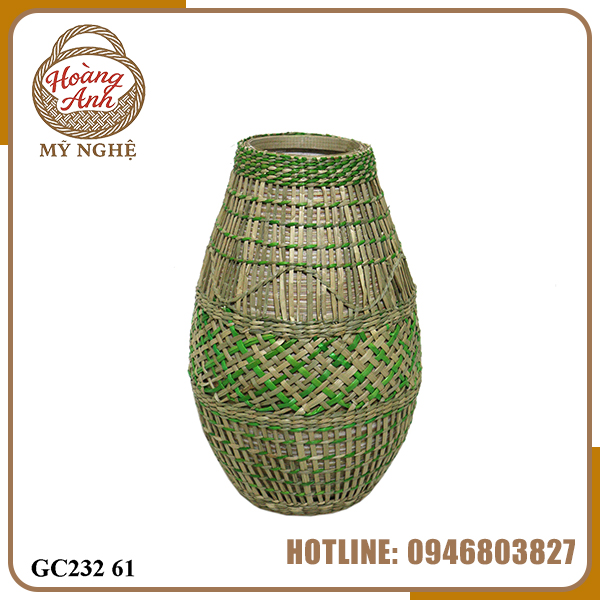 Lọ cói - Thủ Công Mỹ Nghệ Hoàng Anh - Công Ty TNHH Chiếu Cói Hoàng Anh