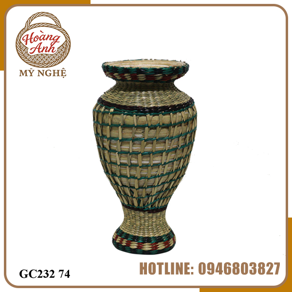 Lọ cói - Thủ Công Mỹ Nghệ Hoàng Anh - Công Ty TNHH Chiếu Cói Hoàng Anh