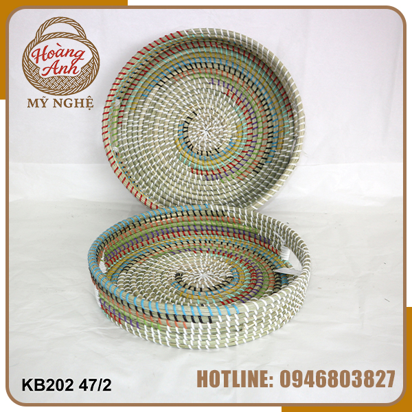 Rổ cói có nắp đậy - Thủ Công Mỹ Nghệ Hoàng Anh - Công Ty TNHH Chiếu Cói Hoàng Anh