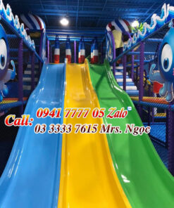 Cầu trượt máng 3 làn