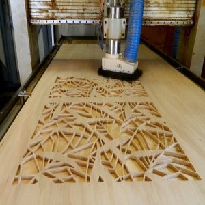 Cắt CNC vách ngăn gỗ