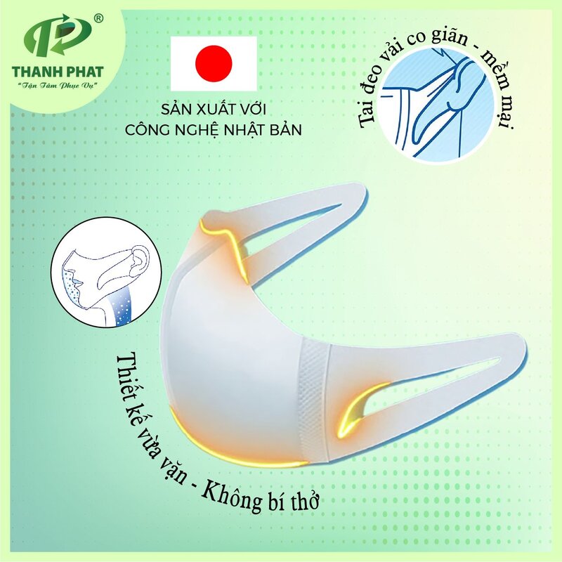 Khẩu trang 3D Hello Mask Japan