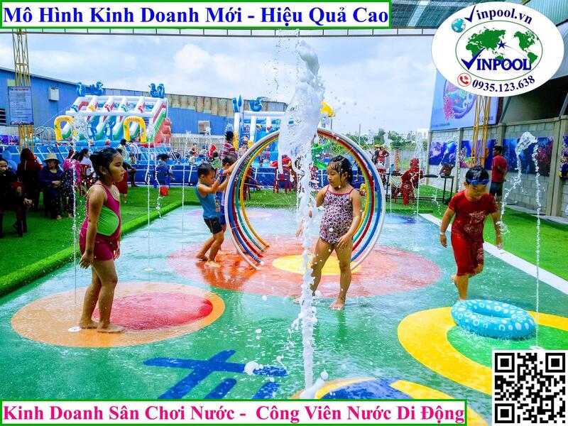 Hình ảnh thực tế bể bơi khu vui chơi