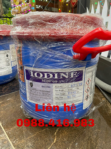 Iodine - Hóa Chất Lý Hùng - Công Ty TNHH Công Nghệ Lý Hùng