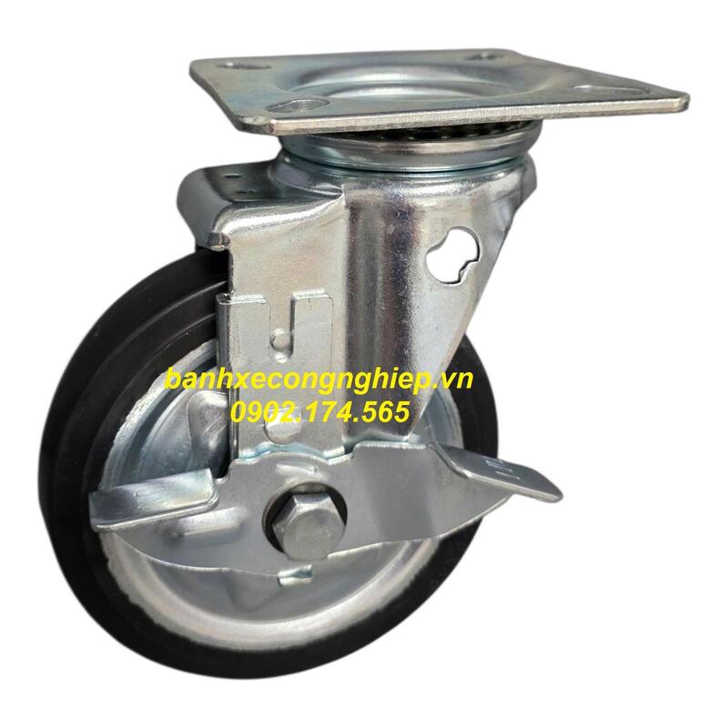 Bánh xe cao su lõi thép tải nặng Caster Serie 4 - Bánh Xe Đẩy Đặng Phát - Công Ty TNHH Cơ Khí Công Nghiệp Đặng Phát