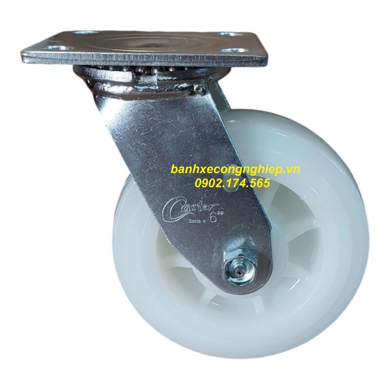 Bánh xe PA càng thép xoay tải nặng Serie 4 - Bánh Xe Đẩy Đặng Phát - Công Ty TNHH Cơ Khí Công Nghiệp Đặng Phát