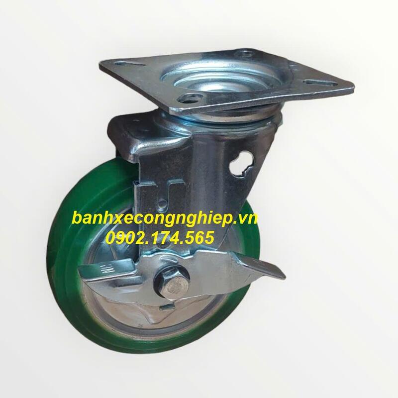 Bánh xe PU lõi thép tải nặng Caster Serie 4 - Bánh Xe Đẩy Đặng Phát - Công Ty TNHH Cơ Khí Công Nghiệp Đặng Phát