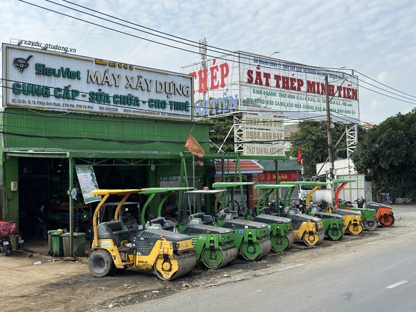 Xe lu rung nhỏ 2-4 tấn